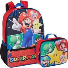 Nintendo b1b06awsmb super mario backpack with lunch box mario kids backpack 2