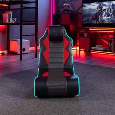 X rocker X Rocker Flash LED Audio Floor Gaming Chair Red/Black