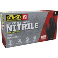 Mechanix Wear D13-05-010-100 Disposable Gloves, Nitrile, Black, PK