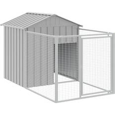 Dog Food - Dogs Pets vidaXL house dog kennel with run dog cage