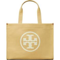 Fabric Tote Bags Tory Burch Ella Canvas Tote Bag - Hickory