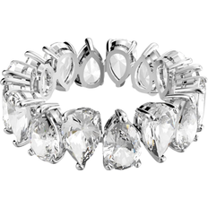 Swarovski Rings Swarovski Vittore Pear Shape Band Ring - Silver/Transparent