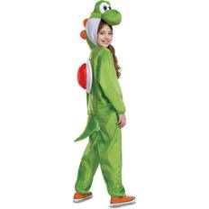 L Jumpsuits Disguise Super Mario Bros Yoshi Hooded Kid's Jumpsuit Onesie As Shown 14/16