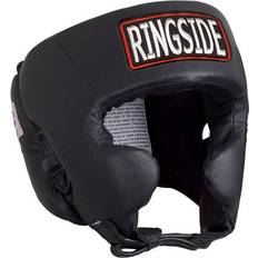 Martial Arts Protection Ringside Competition-Like Boxing Headgear with Cheeks, Black