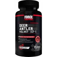 Force Factor Deer Antler Velvet IGF-1 Testosterone Booster 60