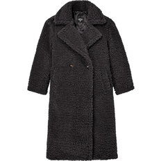 Coats UGG Gertrude Long Teddy Coat - Ink Black