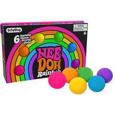 Fidgets Schylling Teenie NeeDoh Rainboh Office & Desk Toys for Ages 3 to 12 Fat Brain Toys