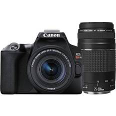 DSLR Cameras Canon EOS Rebel SL3 + EF-S 18-55mm F4-5.6 IS STM + EF 75-300mm F4-5.6 III