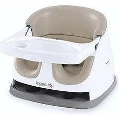 Ingenuity Booster Seats Ingenuity Baby Base 2-in-1 Booster Feeding & Floor Seat with Self-Storing Tray, Cashmere