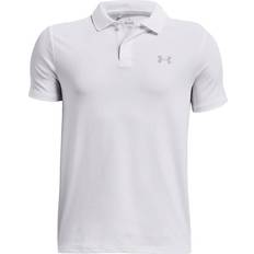 M Polo Shirts Children's Clothing Under Armour Performance Boys Golf Polo, WHITE