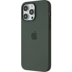 Apple iPhone 14 Pro Max Mobile Phone Covers Apple iPhone 14 Pro Max Silicone Case with MagSafe OliveOlive