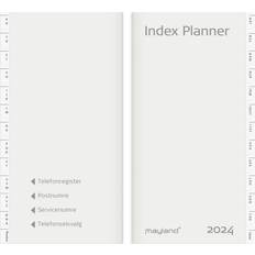 Kalendere på salg Mayland Index Planner månedskalender REFILL + tlf.reg. 202