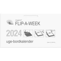 Mayland Flip-A-Week Desk Calendar Refill 2024