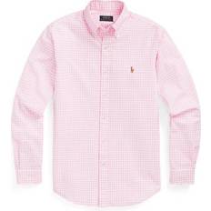 M Shirts Polo Ralph Lauren Classic Fit Gingham Oxford Shirt PINK/WHITE