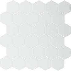 Fliser & Klinker Selvklebende flis, Hvit Hexagon