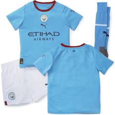 Puma Soccer Uniform Sets Puma Manchester City FC Little Boys’ and Girls 2022/23 Football Home Mini Kit, Years