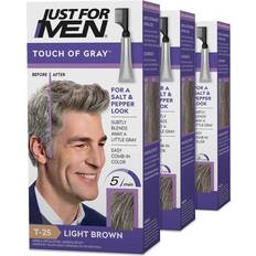 For Men Touch of Gray, Gray Hair Coloring Kit for with Comb Applicator