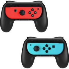 Nintendo Switch Controller Add-ons Beastron Joy Con Grips Compatible with Nintendo Switch Handle Kit for Nintendo Switch Joy Con Controller 2 Pack
