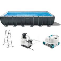 Pool robot Intex 26367EH 24 x 12 x 52 Frame Swimming Pool w/ Robot Vacuum