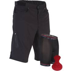 Men's Zoic Ether Mountain Bike Shorts Black Medium, Synthetic Polyester Blend