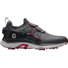 Golf Shoes on sale FootJoy HyperFlex Cleated BOA Shoes Charcoal/Gray/Red Wide