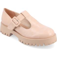 Pink Loafers Journee Collection Womens Suvi Round Toe Loafers, Medium, Pink Pink