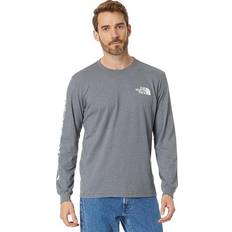 The North Face T-shirts & Tank Tops The North Face Men's Long Sleeve Hit Graphic Grey Knit Tops