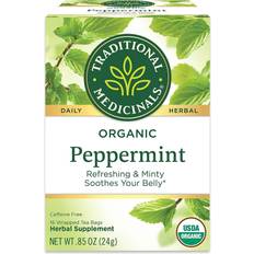 Decaffeinated Beverages Traditional Medicinals Peppermint Tea 0.8oz
