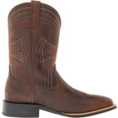 Riding Shoes Ariat Sport Wide Square Toe Western Boot M - Distressed Brown