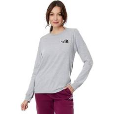 The North Face T-shirts & Tank Tops The North Face Women's Long Sleeve Hit Graphic Grey Knit Tops