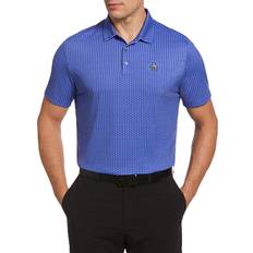 Original Penguin Men's Allover Pete Print Short Sleeve Golf Polo Shirt, Medium, Bluing