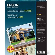Office Papers Epson Presentation Paper Matte 8.5x11" 102g/m²x100pcs