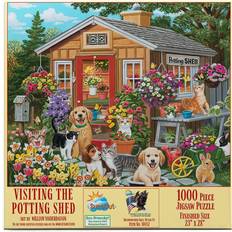 Sunsout Visiting the Potting Shed 1000 Pieces