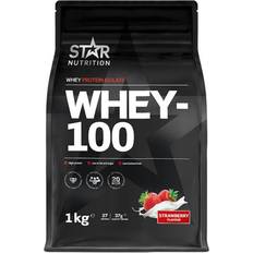 Star Nutrition Proteinpulver Star Nutrition Whey-100 Strawberry 1kg