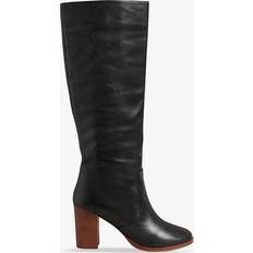 Ted Baker Women Boots Ted Baker Shannie heeled knee high leather boot in black