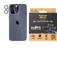 Skjermbeskyttere PanzerGlass Hoops Camera Lens Protector for iPhone 15 Pro/15 Pro Max