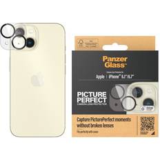 Bildschirmschutz PanzerGlass Kameraprotektor aus für das iPhone 15 15 Plus