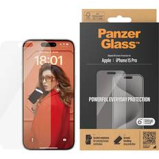 Skjermbeskyttere PanzerGlass Classic Fit Screen Protector for iPhone 15 Pro