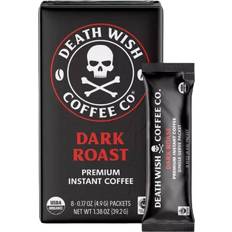 Deathwish Dark Roast Premium Instant Ground Coffee 0.2oz 8