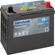 Kjøretøybatterier bilbatteri Batterier & Ladere Sønnak Bilbatteri Powerline SA456