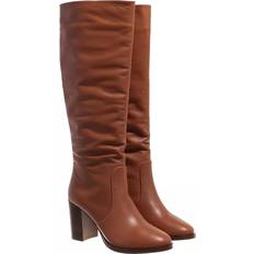Ted Baker Women Boots Ted Baker Womens Tan Shannie Heeled Knee-high Leather Boots Eur Women