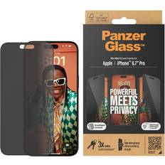 Skjermbeskyttere PanzerGlass Ultra-Wide Fit Privacy Screen Protector for iPhone 15 Pro Max