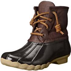 Winter Shoes Sperry Saltwater Boot, Brown/Brown, Unisex Little Kid