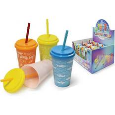 Cups 3-pack color changing tumbler and straw set