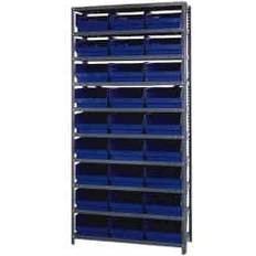Blue Wheelie Bin Storage Flash Furniture Quantum Storage 27 Bin Store-More Shelf Bin (Building Area )