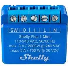 Strømbryter & Strømuttak Shelly Plus 1 Mini