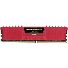 Corsair 8 GB - DDR4 RAM minne Corsair Vengeance LPX Red DDR4 2400MHz 8GB (CMK8GX4M1A2400C16R)