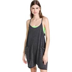 S - Women Jumpsuits & Overalls FP Movement by Free People Women's Hot Shot Romper, Black