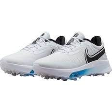 Herre Golfsko Nike Air Zoom Infinity Tour NEXT% Mens Golf Shoes, WHT/BLK/BLU