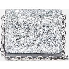 Maison Margiela Glitter micro chain wallet - silver_color